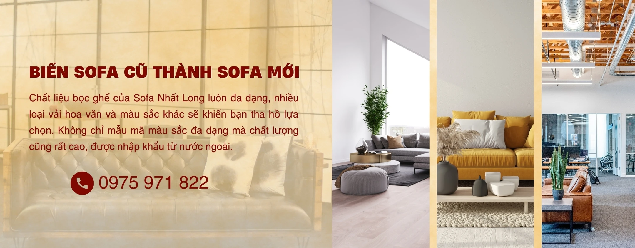 Biến Sofa Cũ Thành Sofa Mới